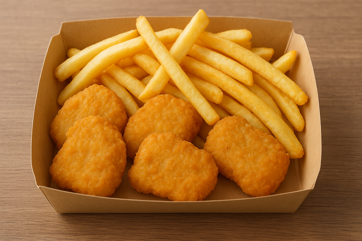 Frytki+nuggets